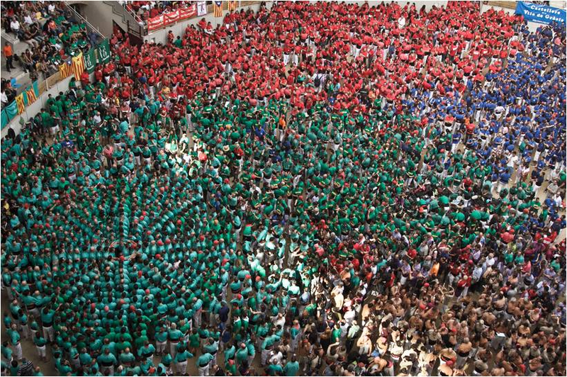 Illustration for article titled Las impresionantes fotos de una tradición: los castillos humanos